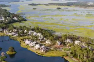 overhead image of bluffton south carolina